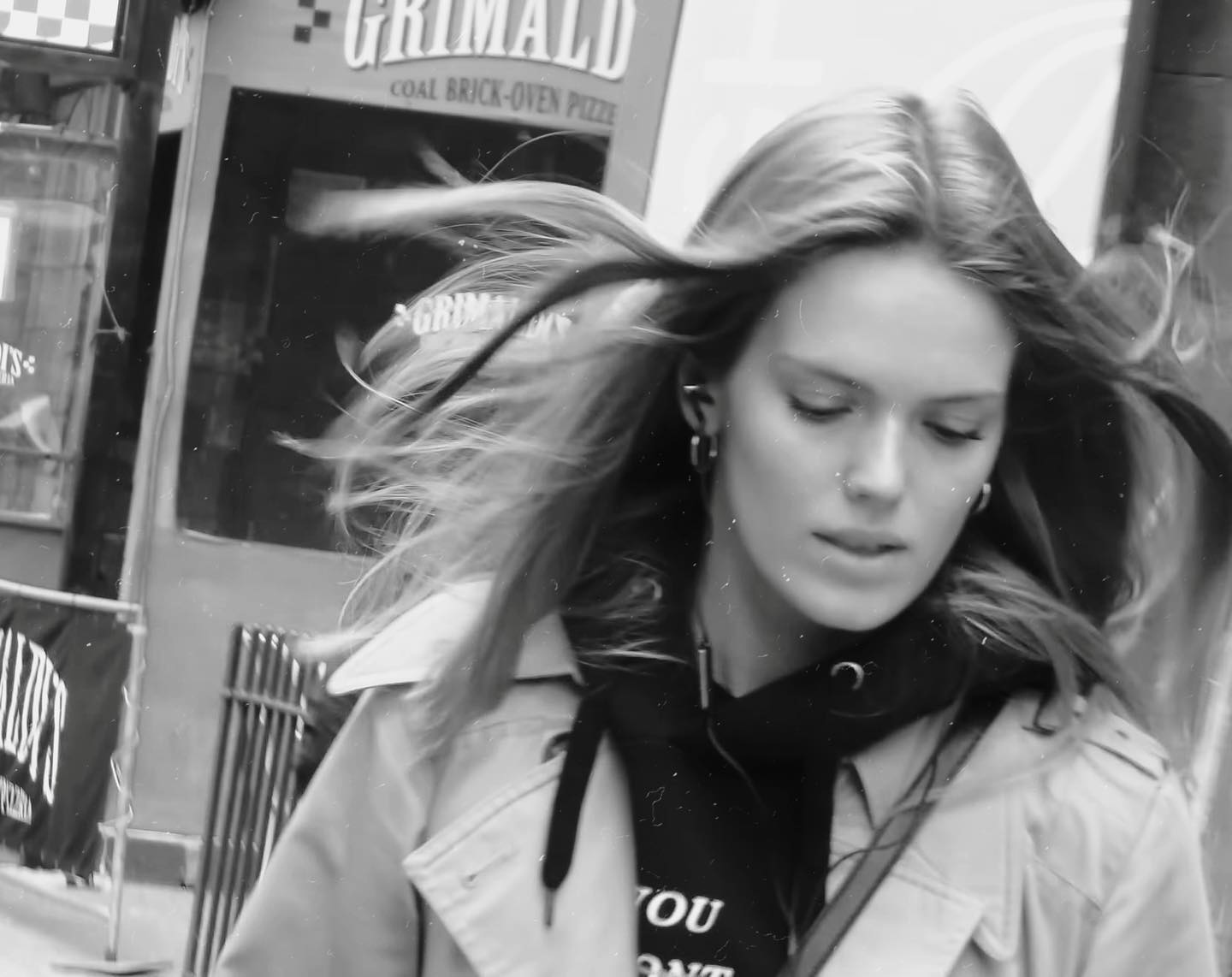 Street photography New York, scena urbana in bianco e nero, pellicola — Giovanni Casale